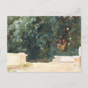John Singer Sargent - Terrace and Gardens Postcard