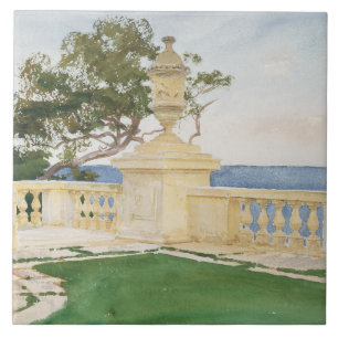 John Singer Sargent - Terrace, Vizcaya Ceramic Tile