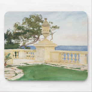 John Singer Sargent - Terrace, Vizcaya Mouse Pad