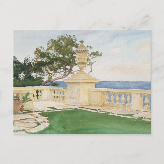 John Singer Sargent - Terrace, Vizcaya Postcard (Front)