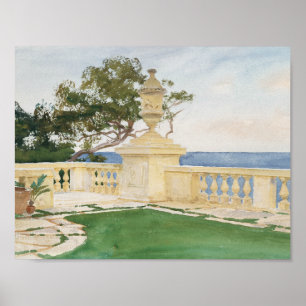 John Singer Sargent - Terrace, Vizcaya Poster