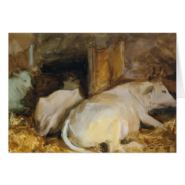 John Singer Sargent - Three Oxen (Front Horizontal)