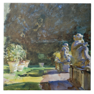 John Singer Sargent - Villa di Marlia, Lucca Ceramic Tile