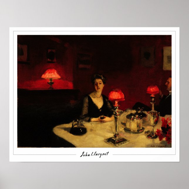 John Singer Sargent Zedign Art Poster #110 (Front)