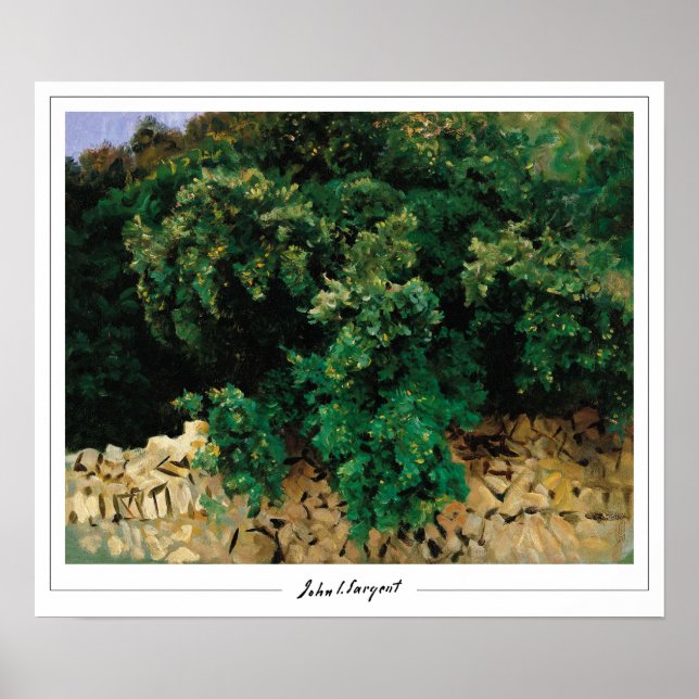 John Singer Sargent Zedign Art Poster #16 (Front)