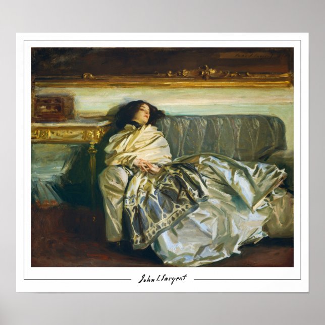 John Singer Sargent Zedign Art Poster #16-2 (Front)