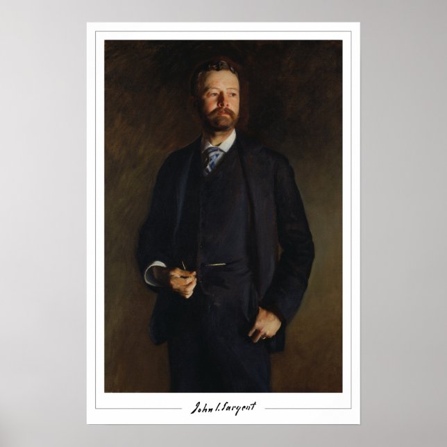 John Singer Sargent Zedign Art Poster #18 (Front)