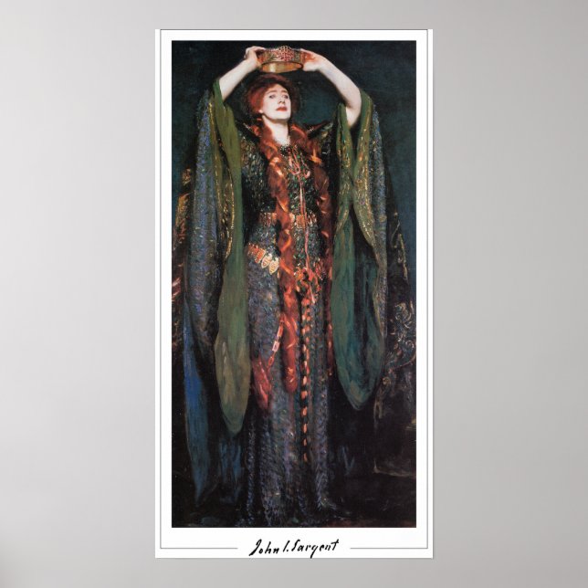 John Singer Sargent Zedign Art Poster #253 (Front)