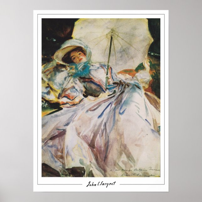 John Singer Sargent Zedign Art Poster #469 (Front)