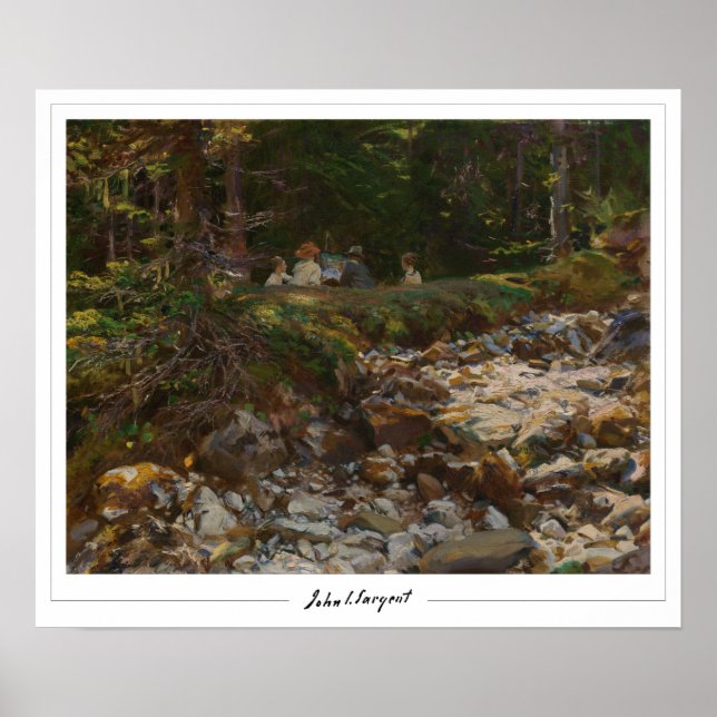 John Singer Sargent Zedign Art Poster #7 (Front)