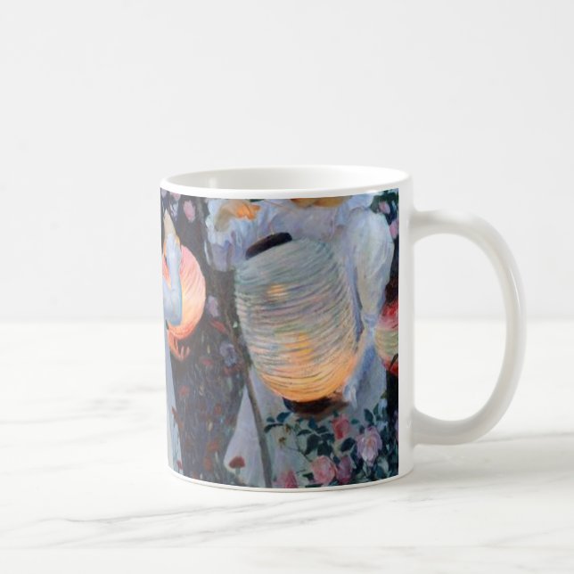 John Singer Sargent's Carnation, Lily, Lily, Rose Coffee Mug (Right)