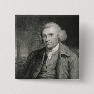 John Smeaton  from 'Gallery of Portraits' 15 Cm Square Badge