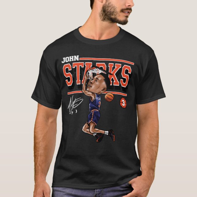 John Starks Cartoon T-Shirt (Front)