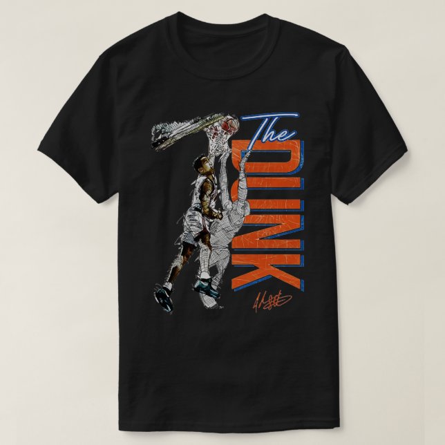 John Starks New York The Dunk 1 T-Shirt (Design Front)