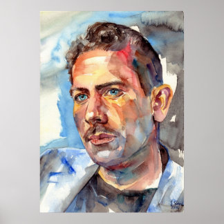 John Steinbeck Portrait Poster
