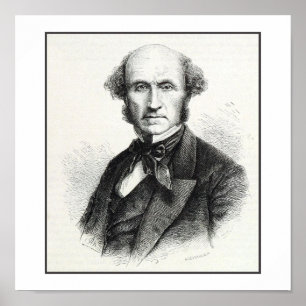 John Stuart Mill Portrait Poster