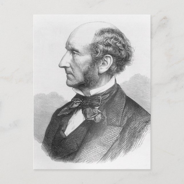 John Stuart Mill Postcard (Front)
