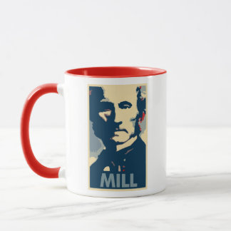 John Stuart Mill Poster Political Parody Mug