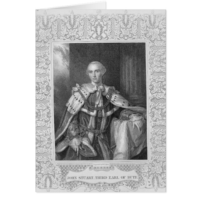 John Stuart, Third Earl of Bute, engraved (Front)
