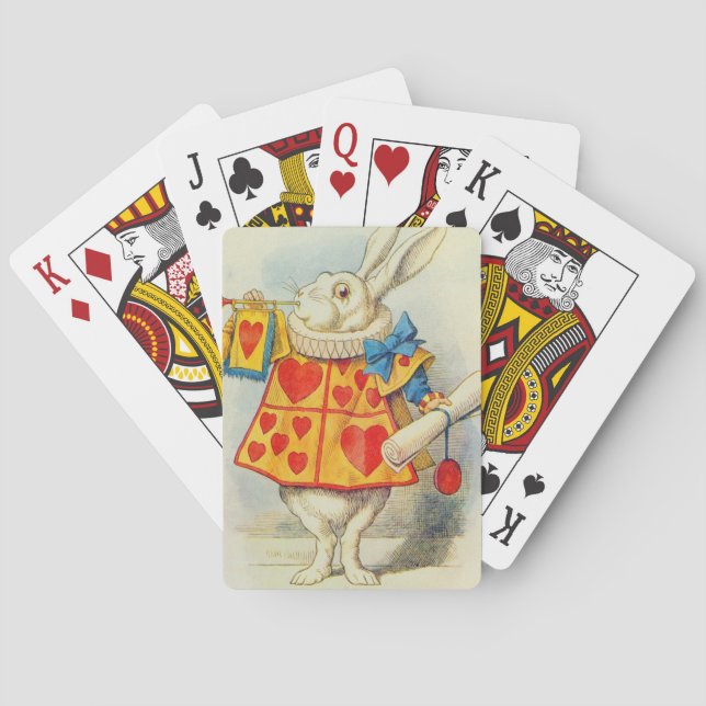 John Tenniel | The White Rabbit Playing Cards (Back)