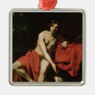 John the Baptist Metal Ornament