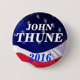 John Thune 2016 6 Cm Round Badge