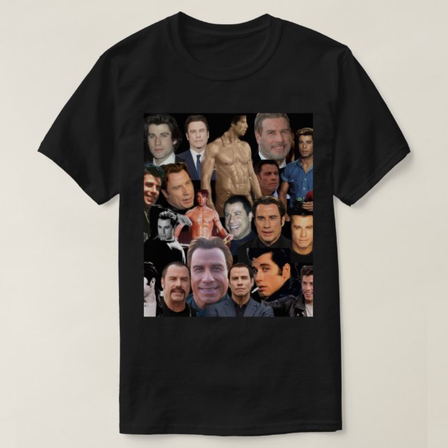john travolta colllage     T-Shirt (Design Front)