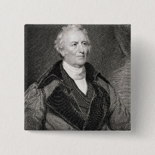 John Trumbull (1756-1843) engraved by Asher Brown 15 Cm Square Badge