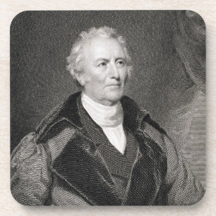 John Trumbull (1756-1843) engraved by Asher Brown Coaster
