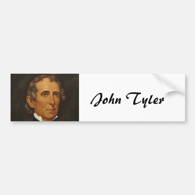 John Tyler 10th Bumper Sticker (Front)