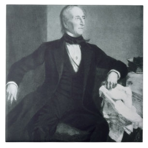 John Tyler, 10th President of the United States of Ceramic Tile