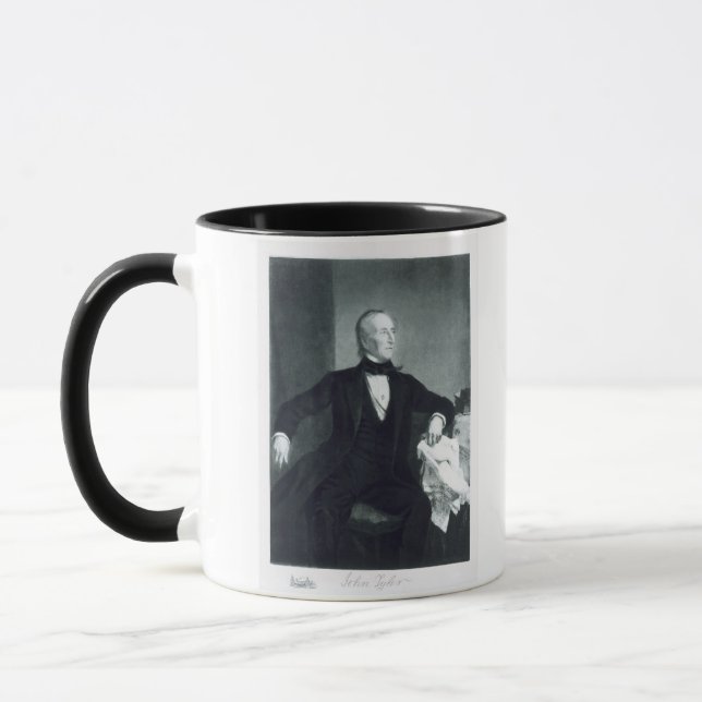 John Tyler, 10th President of the United States of Mug (Left)