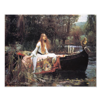 John Waterhouse 1888 "The Lady of Shallot" Photo Print