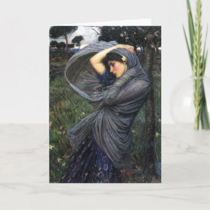 John Waterhouse Pre-Raphaelite Boreas Card