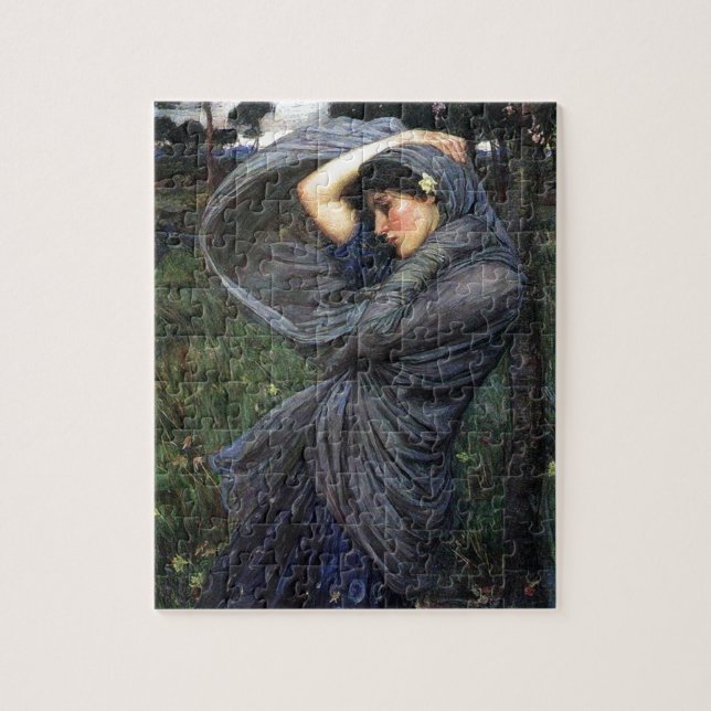 John Waterhouse Pre-Raphaelite Boreas Jigsaw Puzzle (Vertical)