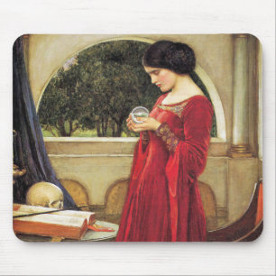 John Waterhouse - The Crystal Ball (detail) Mouse Pad
