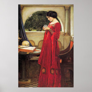 John Waterhouse - The Crystal Ball Poster