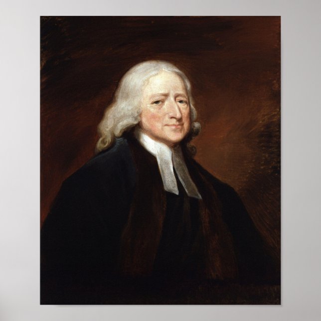 John Wesley Portrait - George Romney Poster (Front)