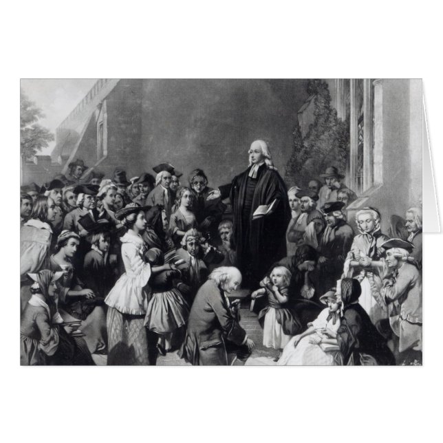 John Wesley preaching (Front Horizontal)