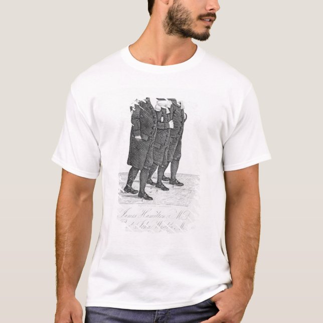John Wesley walking in Edinburgh between James T-Shirt (Front)
