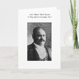 John William "Blind" Boone Card