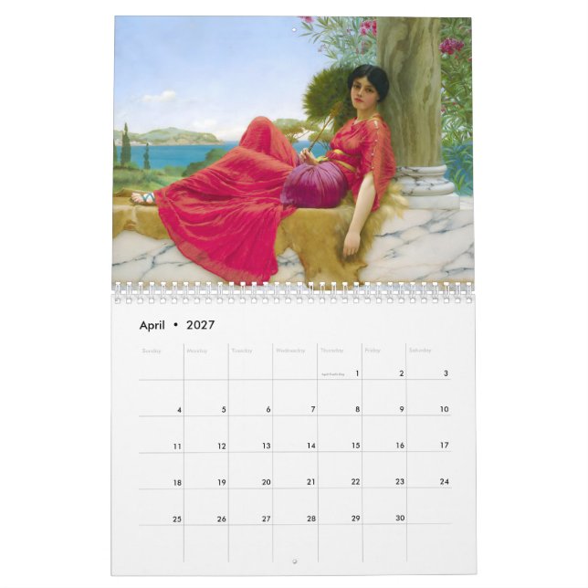 John William Godward Art Calendar (Apr 2027)