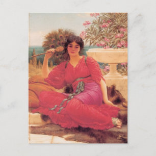 John William Godward- Flabellifera Postcard