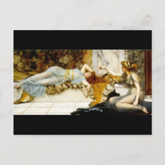 John William Godward- Mischief and Repose Postcard