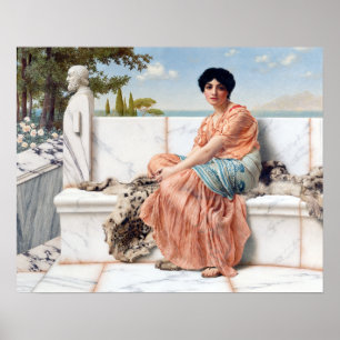 John William Godward Reverie Poster