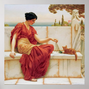 John William Godward - The Favourite Poster