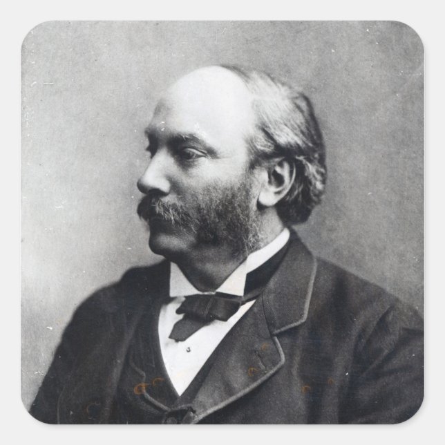John William Strutt, 3rd Baron Rayleigh Square Sticker (Front)