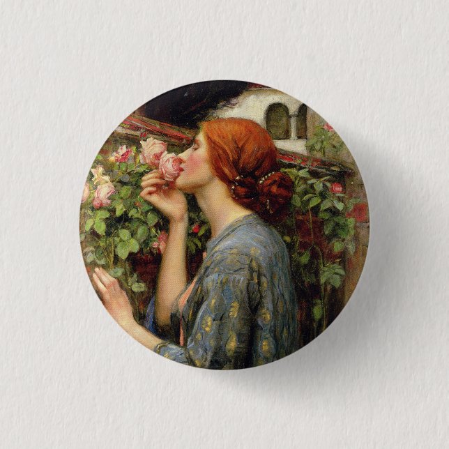 John William Waterhouse 3 Cm Round Badge (Front)