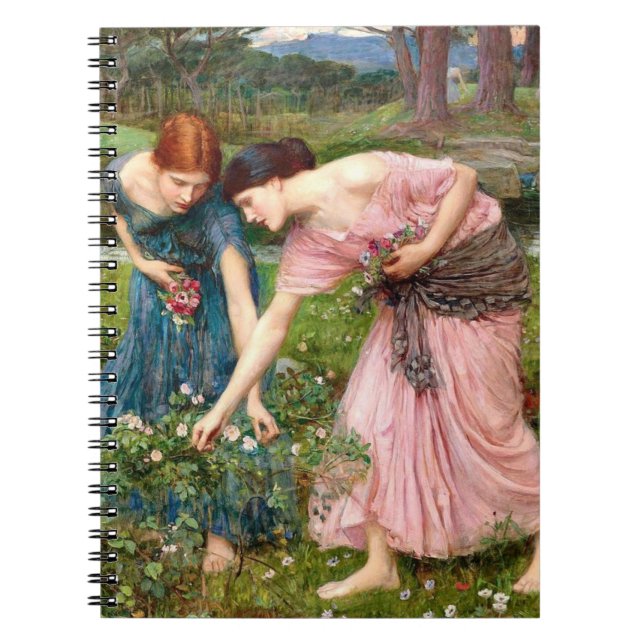 John William Waterhouse Gather Ye Rosebuds Notebook (Front)