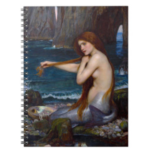John William Waterhouse Mermaid Spiral Notebook